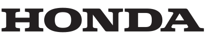 Honda logo in a bold, serifed, modern font.